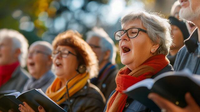 Music and vitality: the charm and fun of the senior choir